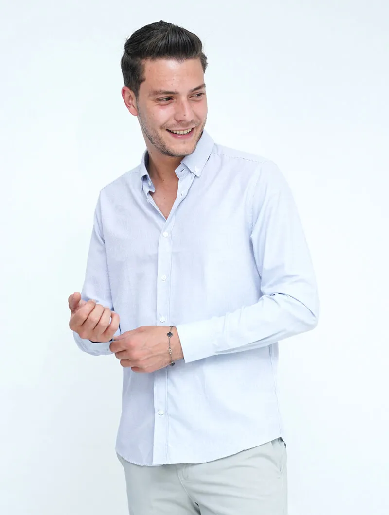 Chemise slim unie